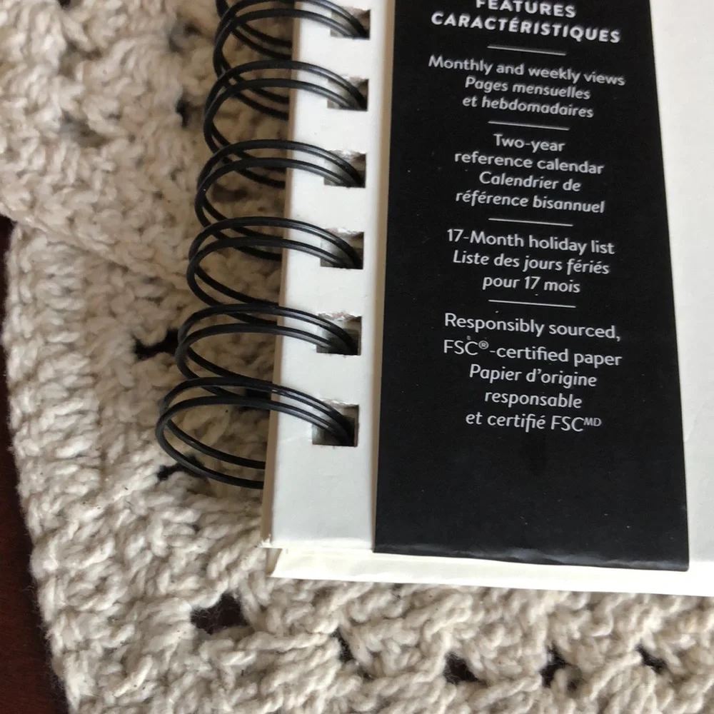 Rae Dunn White Spiral 2027 Planner
